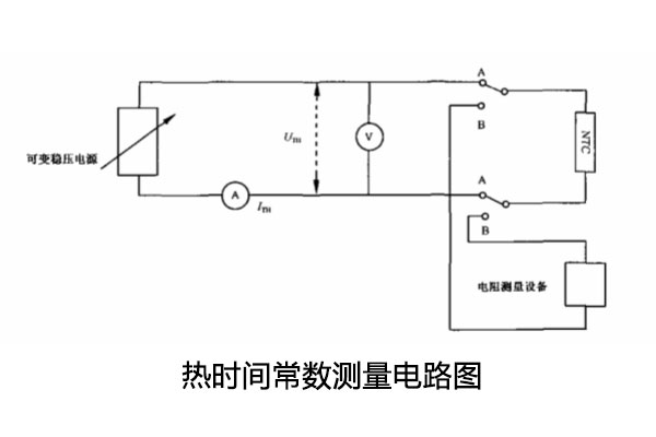 NTC热敏电阻,热敏电阻耗散系数测试,温度特征测试,B值/电阻比测试,热时间常数测试